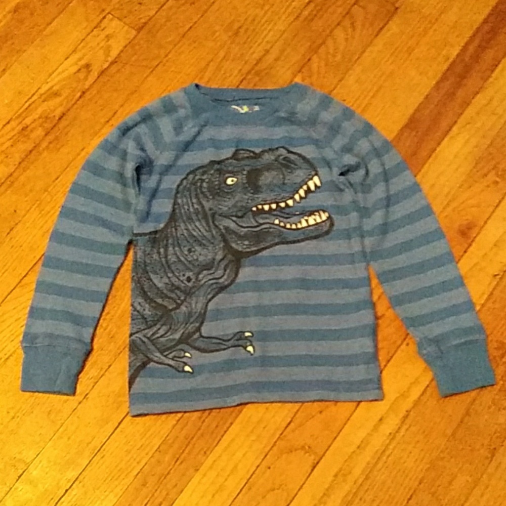 Boy's long sleeve thermal T-shirt size 5 dino